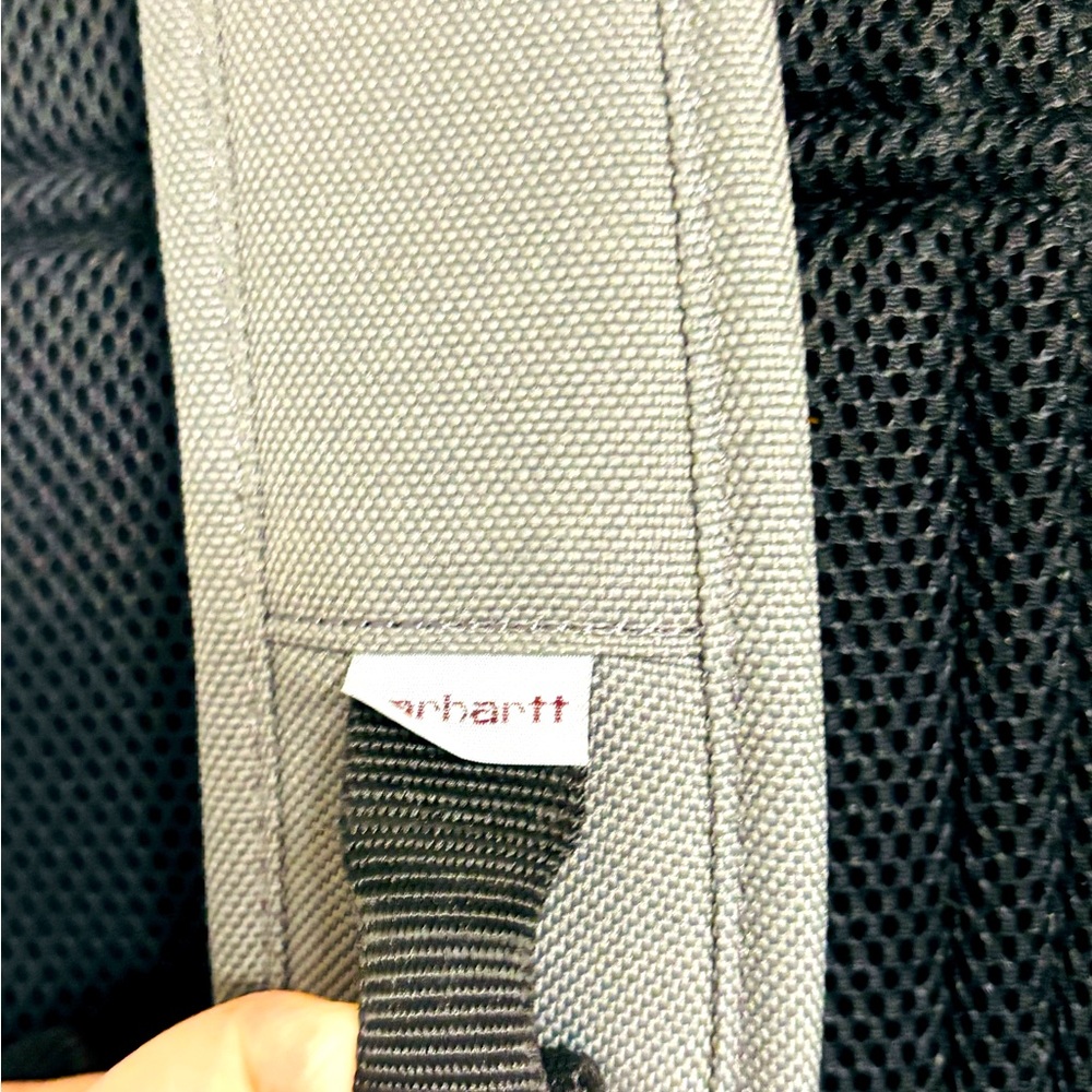 Carhartt 27L Single-Compartment Backpack, Durable Pack with Laptop Sleeve Gray - Picture 12 of 15